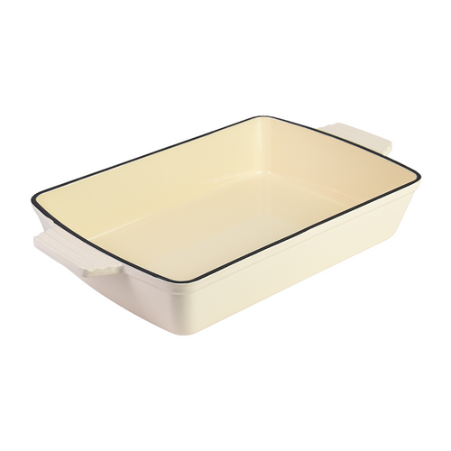 Bandeja de Hierro Esmaltado Color Beige ALPRO 9654