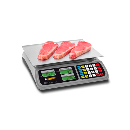 Báscula Electrónica Multifunciones 40 kg con Puerto USB RHINO BAR-8RS