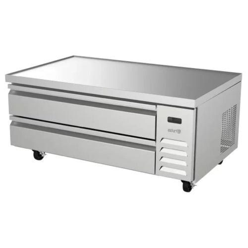 Base de Chef Refrigerada con 2 Cajones ASBER ACBR-52  Cubierta con Borde Antiderrame