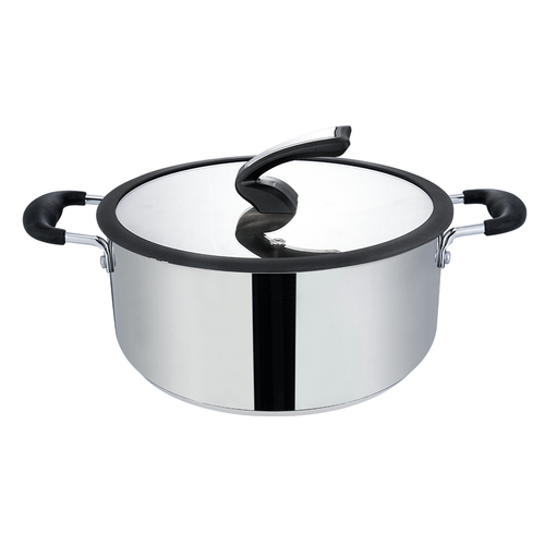Budinera A. inox. 30cm c/tapa ALPRO 9512