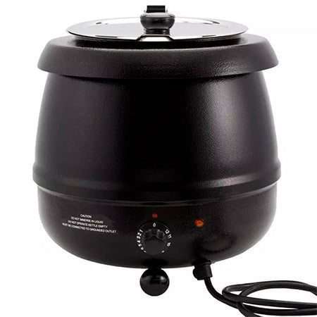 Calentador Eléctrico De Sopas (Olla Bruja) MIGSA SB-6000 Negra 9 L