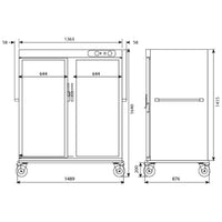Carro Caliente Banquetero EDENOX CCB-40