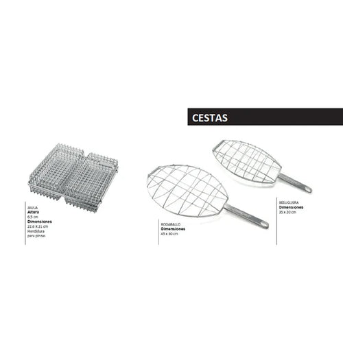 Parrilla Besuguera para Horno Brasa Josper 0403