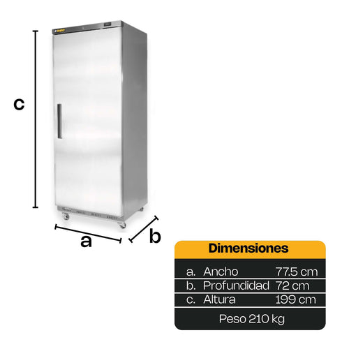 Refrigerador Vertical 23 pies RHINO REVESOL-23