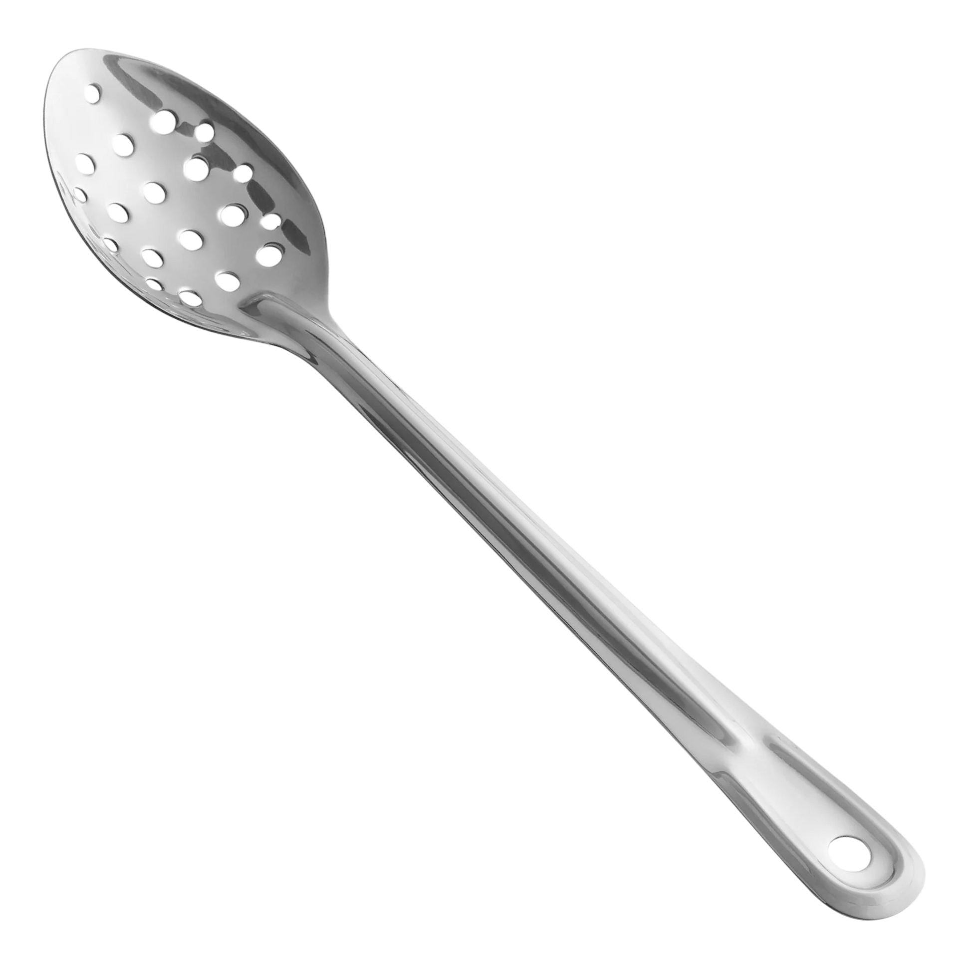 CUCHARA COCINA PERFORADA 1.2 MM ACERO INOXIDABLE 11,13,15 y 18 pg-2