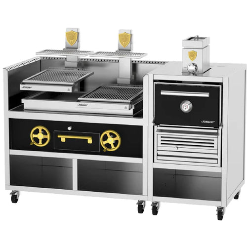 Combo Horno Brasa y Parrilla Vasca Josper CVJ-50-2-1-PRO-S