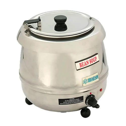 Calentador Eléctrico De Sopas (Olla Bruja)  MIGSA SB-6000S Acero Inoxidable 9 L