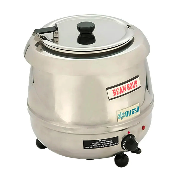 Calentador Eléctrico De Sopas (Olla Bruja)  MIGSA SB-6000S Acero Inoxidable 9 L