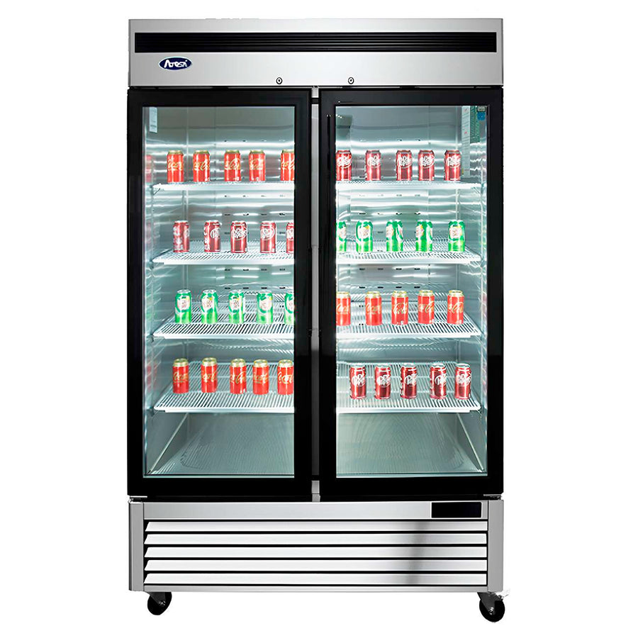 CONGELADOR ACERO INOX 2 PUERTAS CRISTAL ATOSA MCF8703ES