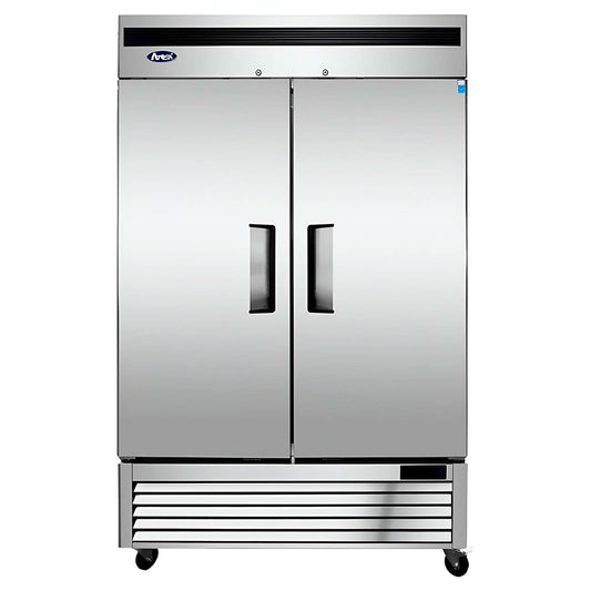 CONGELADOR ACERO INOX 2 PUERTAS SÓLIDAS ATOSA MBF8503GR