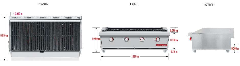 Coriat-ACV-4-de-Mesa-Master-Asador-con-4-Quemadores-Gas-Gris-5