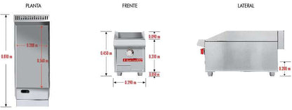 Coriat-CV-1-de-Mesa-Master-Plancha-con-1-Quemador-Gas-Gris-5