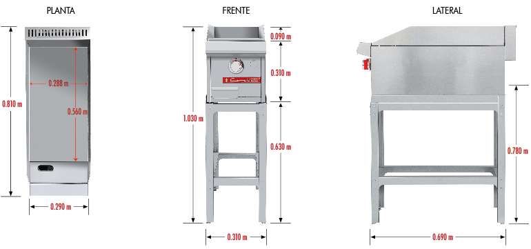 Coriat-CV-1-de-Mesa-Master-Plancha-con-1-Quemador-Gas-Gris-6