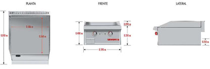 Coriat-CV-2-de-Mesa-Master-Plancha-con-2-Quemadores-Gas-Gris-4