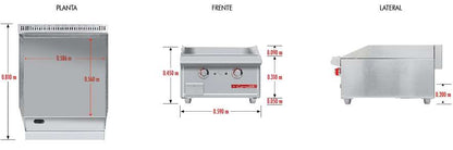 Coriat-CV-2-de-Mesa-Master-Plancha-con-2-Quemadores-Gas-Gris-5
