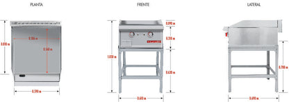 Coriat-CV-2-de-Mesa-Master-Plancha-con-2-Quemadores-Gas-Gris-6