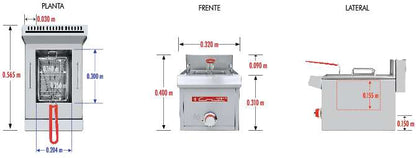 Coriat-FC-10-de-Mesa-Petit-Freidora-con-1-Tina-1-Canastilla-Gas-Gris-3-Litros-3-1