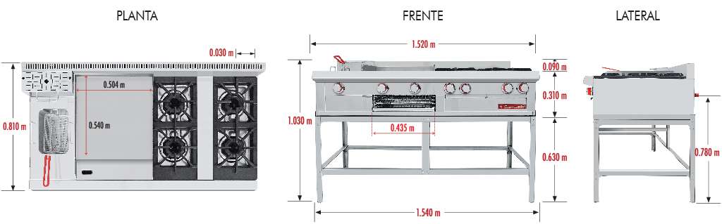 Coriat-Multichef-de-Mesa-Master-Estufa-con-Plancha-Gratinador-Freidora-8-Litros-4-Quemadores-Gas-Gris-8