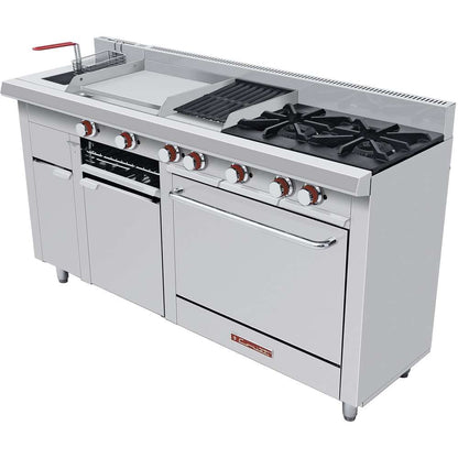 Coriat-Multiple-de-Piso-Turbo-Petit-Estufa-Con-Horno-Plancha-Gratinador-Freidora-6.5-Litros-Asador-2-Quemadores-Gas-Gris-1