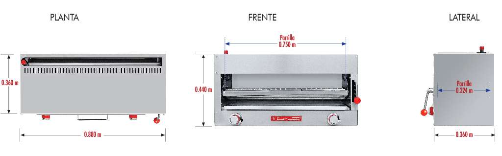 Coriat-SC-31.5-G-Master-Salamandra-con-2-Quemadores-Infrarrojos-Gas-Gris-4