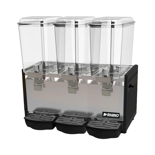 Dispensador de Bebidas Frías 3 Tanques RHINO DISBEF-3T