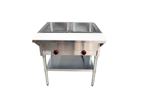 Baño María a Gas LP para 2 insertos DRAGO BMG-2-LP-EG