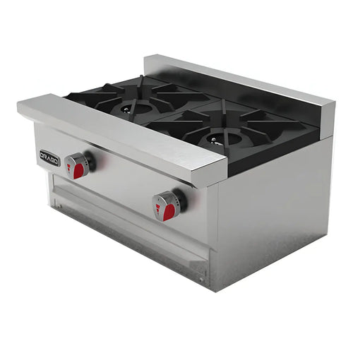 Parrilla Horizontal 2 Quemadores DRAGO CG-20 SLIM