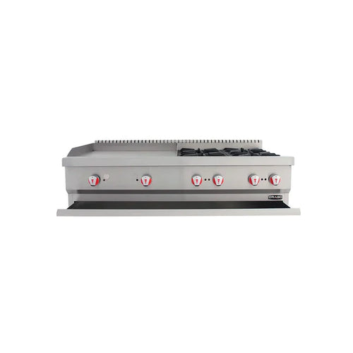 Parrilla Combinada 4 Quemadores y Plancha  DRAGO CG-40PD