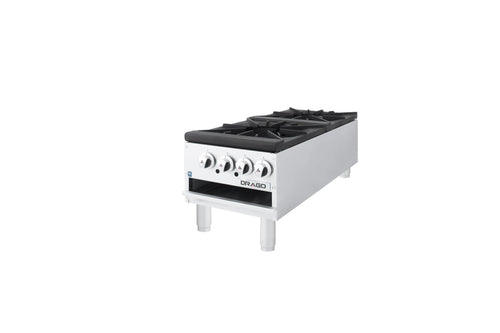 Estufón a Gas LP Vertical Altura Baja DRAGO GPFO-02-VLH 2 Secciones