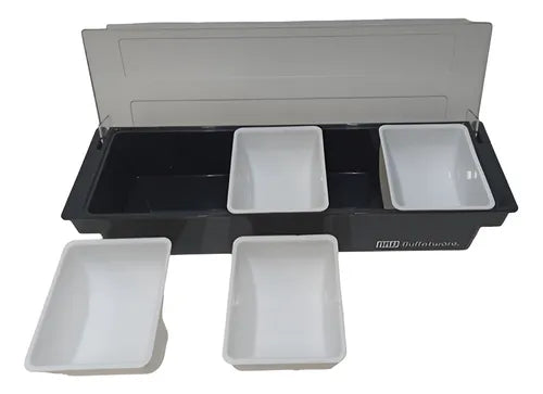 Caja Plástica para Condimentos 4 Insertos DS1180