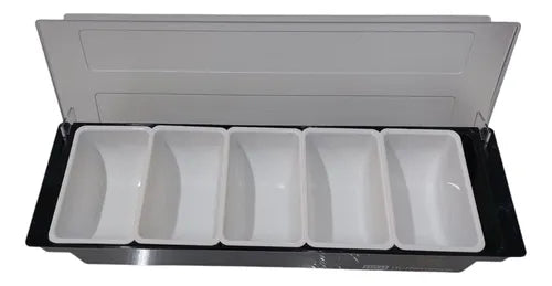 Caja Plástica para Condimentos de 5 Insertos DS1181