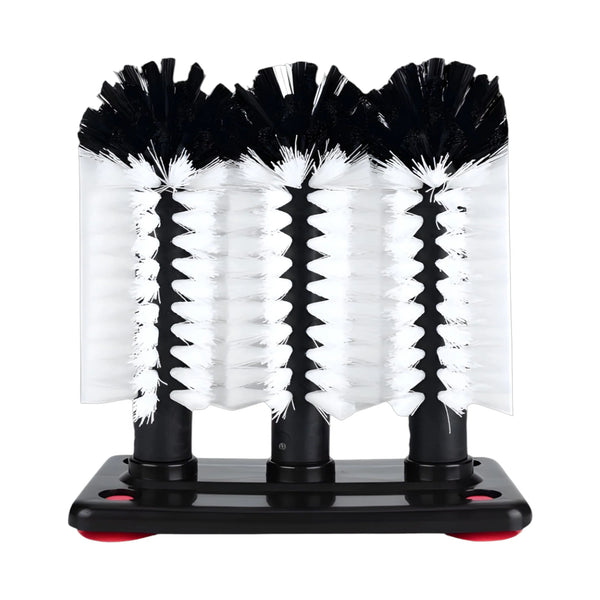 CEPILLO TRIPLE PARA VASO CON VENTOSAS DS1825