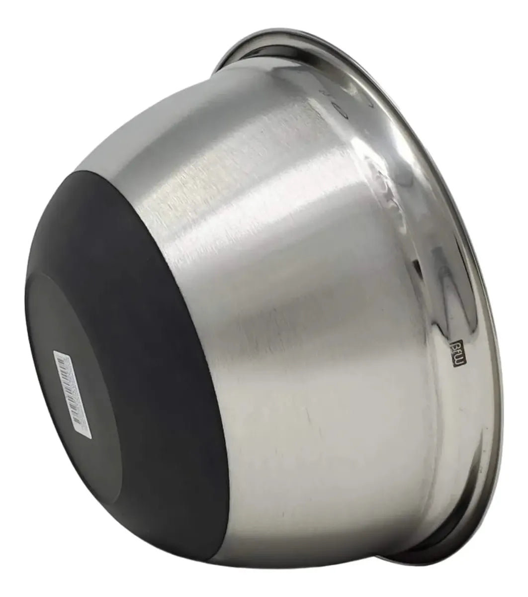 TAZON (BOWL) TIPO ALEMAN ACERO INOXIDABLE CON BASE DE SILICON 8 QT
