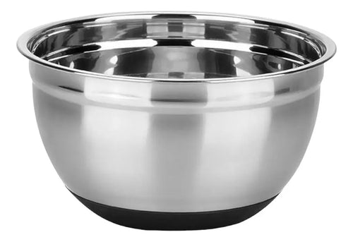 TAZON (BOWL) TIPO ALEMAN ACERO INOXIDABLE CON BASE DE SILICON 8 QT