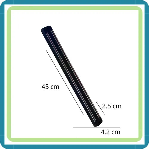 BARRA PARA CUCHILLOS MAGNETICA BASE PLASTICO 18" SLGB018