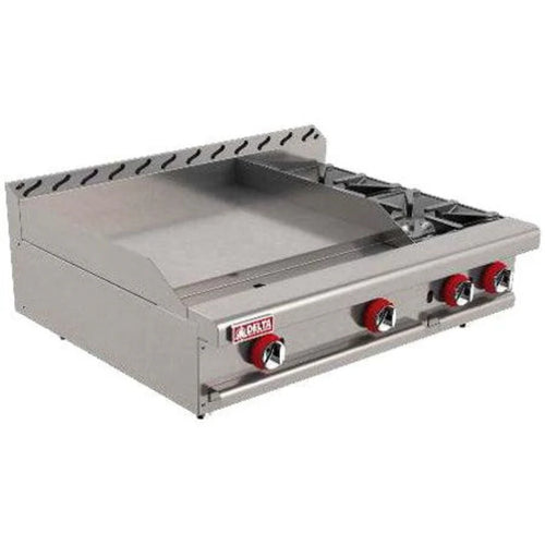 EQUIPO MIXTO DELTA MULTIPLE 2-G-2-Q  Plancha y Parrilla 2 Quemadores
