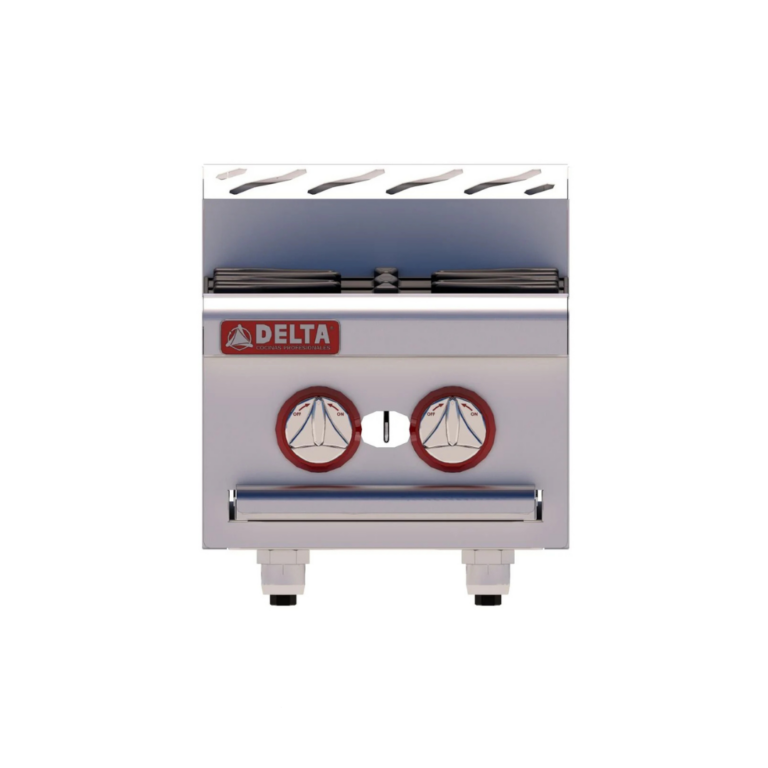 Parrilla de 2 quemadores a Gas Delta 1-2-V en acero inoxidable de venta en Webstaurant México