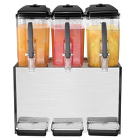 Dispensador de Bebidas Comercial 3 tanques 12L VEVOR