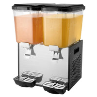 Dispensador de Bebidas Comercial 2 tanques 18L VEVOR