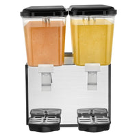 Dispensador de Bebidas Comercial 2 tanques 18L VEVOR