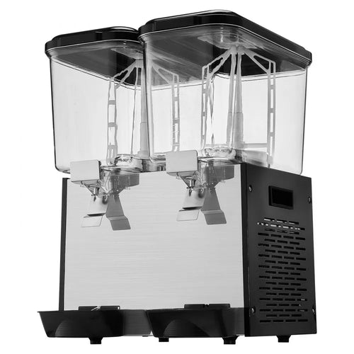 Dispensador de Bebidas Comercial 2 tanques 18L VEVOR