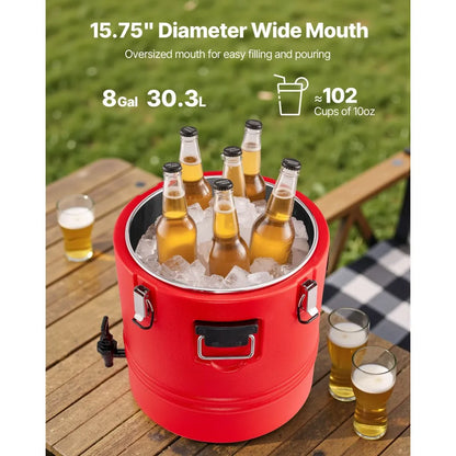 Dispensador de bebidas isotérmico 30L VEVOR YLHLQQYXKHS81CX2R001V0