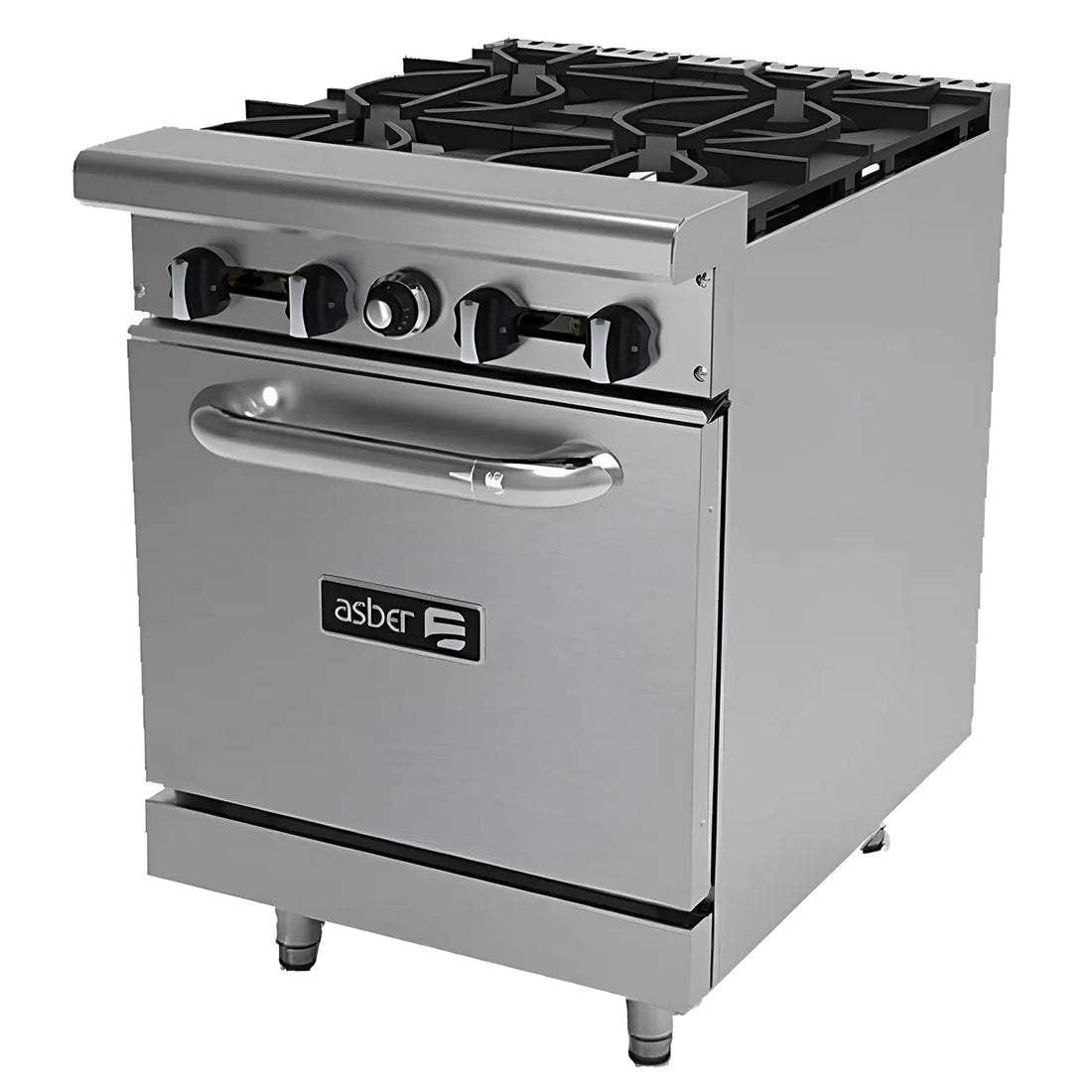 Estufa-Industrial-4-Quemadores-Y-Horno-De-24-ASBER-AER-4-24