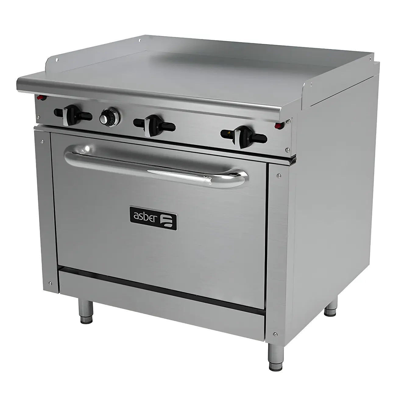 Estufa-Industrial-Plancha-36-Y-Horno-De-36-ASBER-AER-G36-36-H