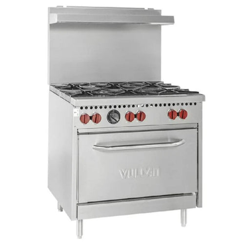 ESTUFA 6 QUEMADORES CON HORNO ESTANDAR VULCAN SX36-6BP