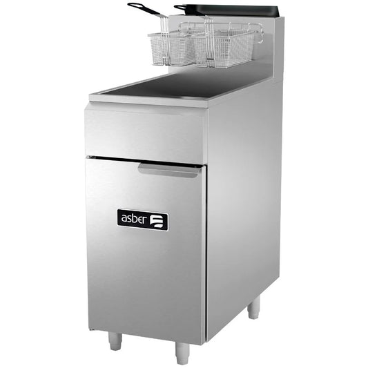 FREIDORA-ASBER_AEF-50-S_Freidora-1Tina-2Canastillas-3Quemadores-Gas-Acero-Inoxidable-Snacks-Pollo-Papas