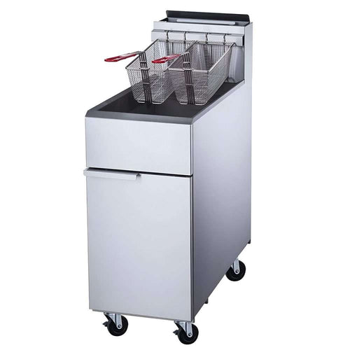 Freidora Industrial 4 Quemadores 22 L MIGSA MGEF-4-MG