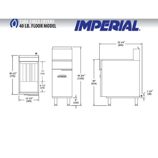 Freidora imperial ficha