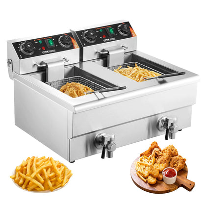 Freidora profunda de sobremesa electrica VEVOR SG24L5000W12L1KYVV1