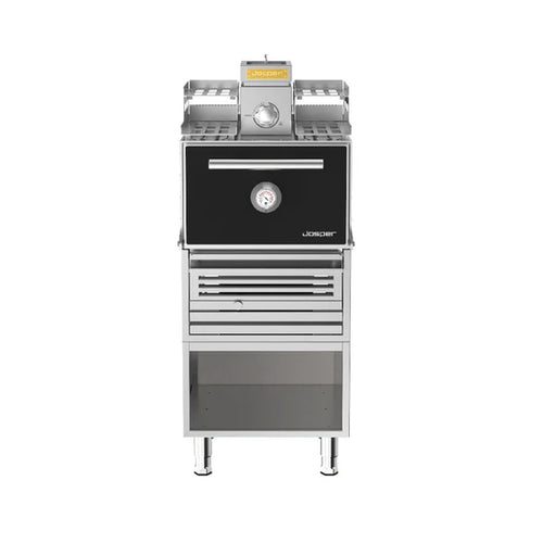 Horno de Brasa Josper HJX-PRO-S80-WT con Atemperador y Mesa